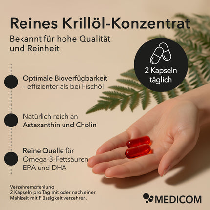 Produktinformationen zu Nobilin Krillöl® Forte mit Verzehrempfehlung