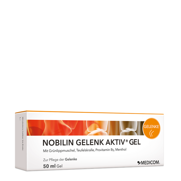 Nobilin Gelenk Aktiv® Gel-Tube in der Vorderansicht