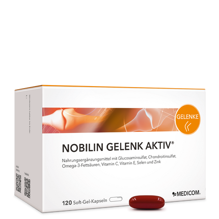 Die Vorderseite der Produktpackung Nobilin Gelenk Aktiv®