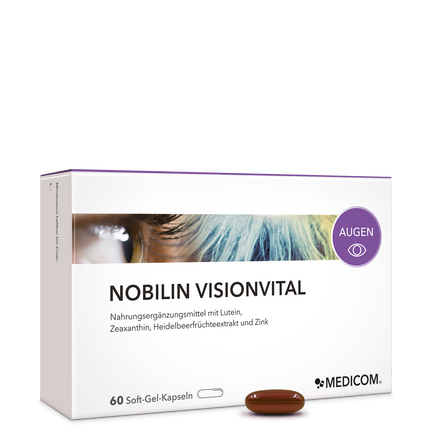 Nobilin Visionvital – die Vorderseite der Produktpackung 