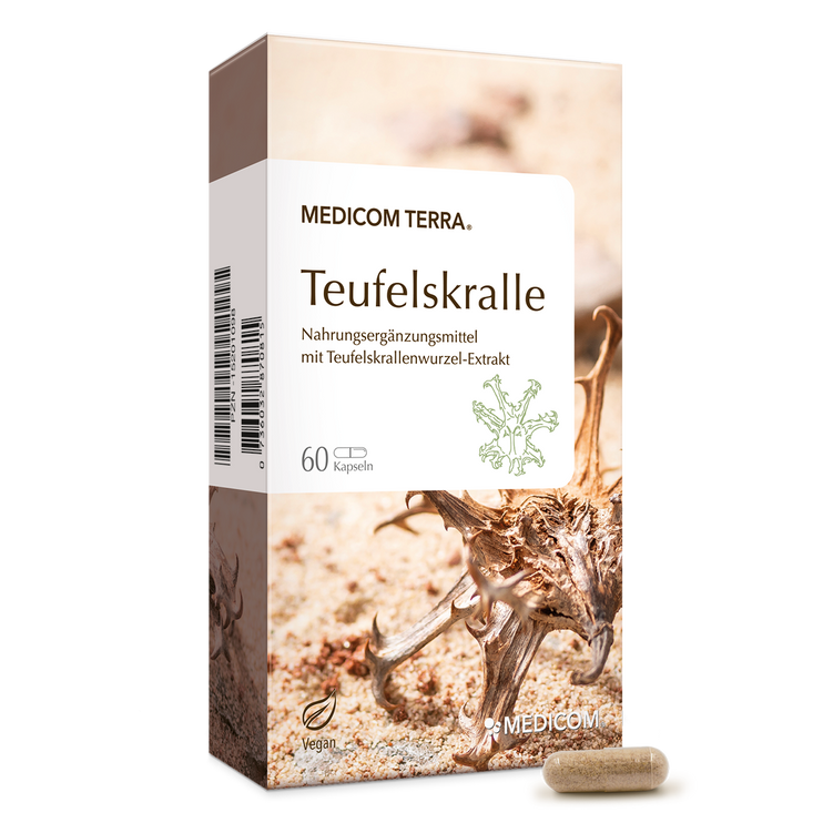 Teufelskralle – Vorderansicht der Produktpackung