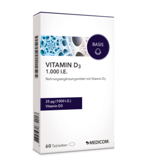  Die Packung  von Vitamin D3 1.000 I.E.